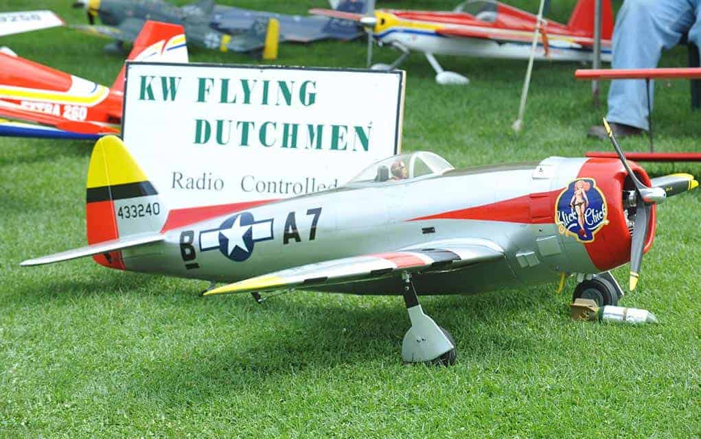 A model of fun flying high over St. Jacobs