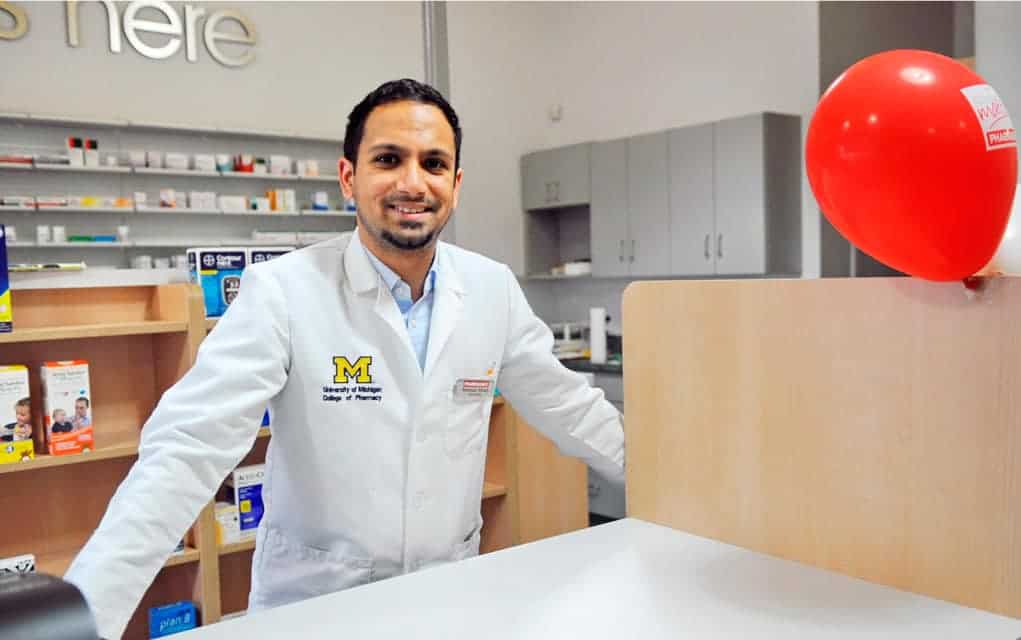 
                     Pharmacist Manan Shah opened his own Pharmasave in St. Jacobs this month.
                     