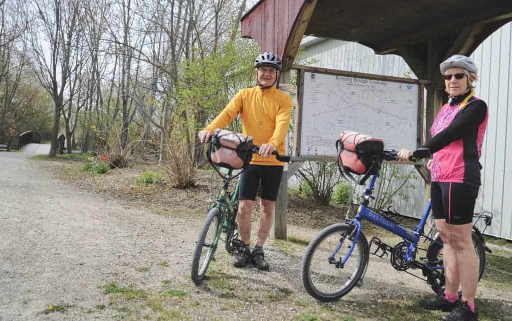 
                     Elmira residents happy to provide support for bike repair stations at points along the Guelph to Goderich Rail Trail
                     