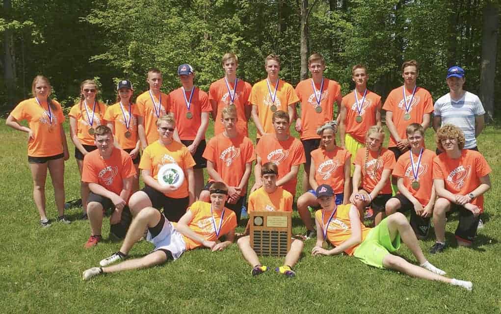 Woodland Ultimate Frisbee are D8 champions