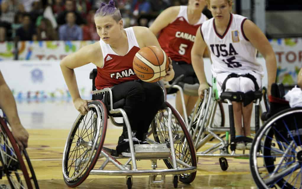 Wheelchair basketball athlete Katie Harnock calls it a career