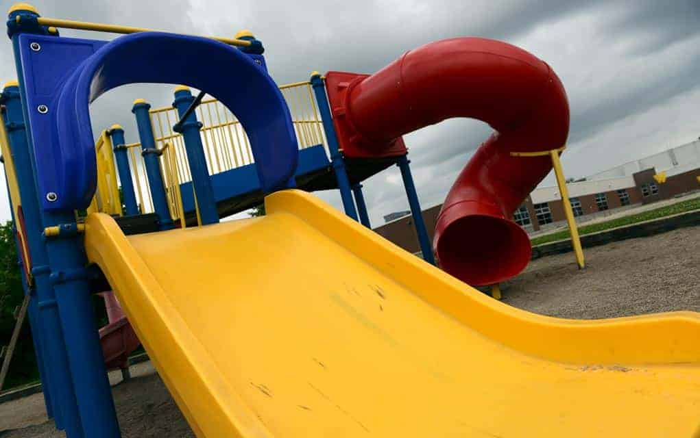 
                     The Linwood Public School’s parent council has been fundraising for a new play structure since the current one was deemed uns
                     