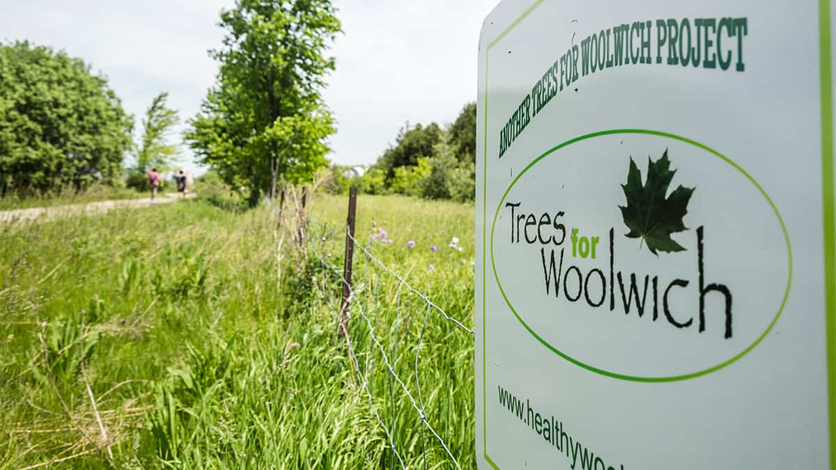 Trees for Woolwich gets a boost from Wallenstein Feed and Supply