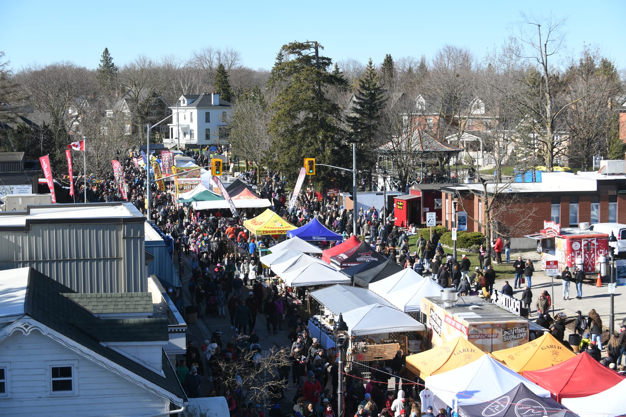 Nice weather draws big crowds to Elmira Maple Syrup Festival