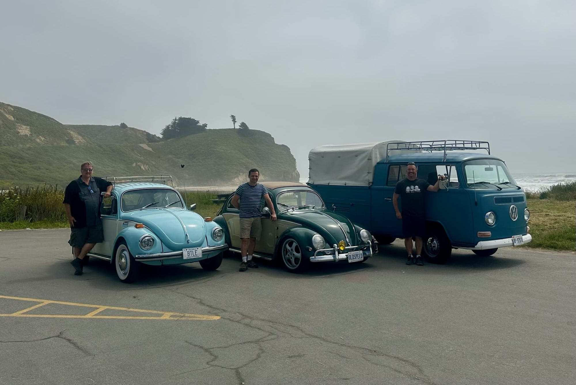                      There and back again ... in some classic VWs                             
                     