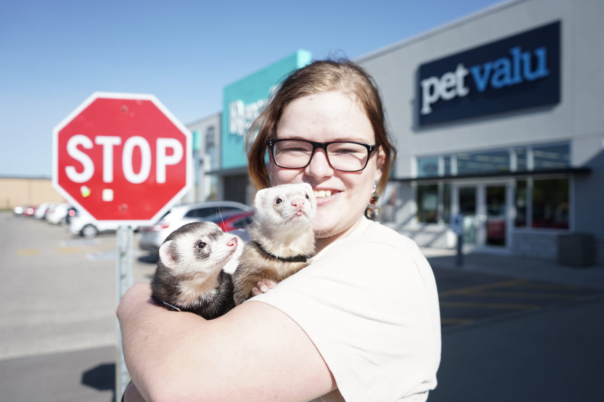                      Ferreting out a different take on pet ownership                             
                     