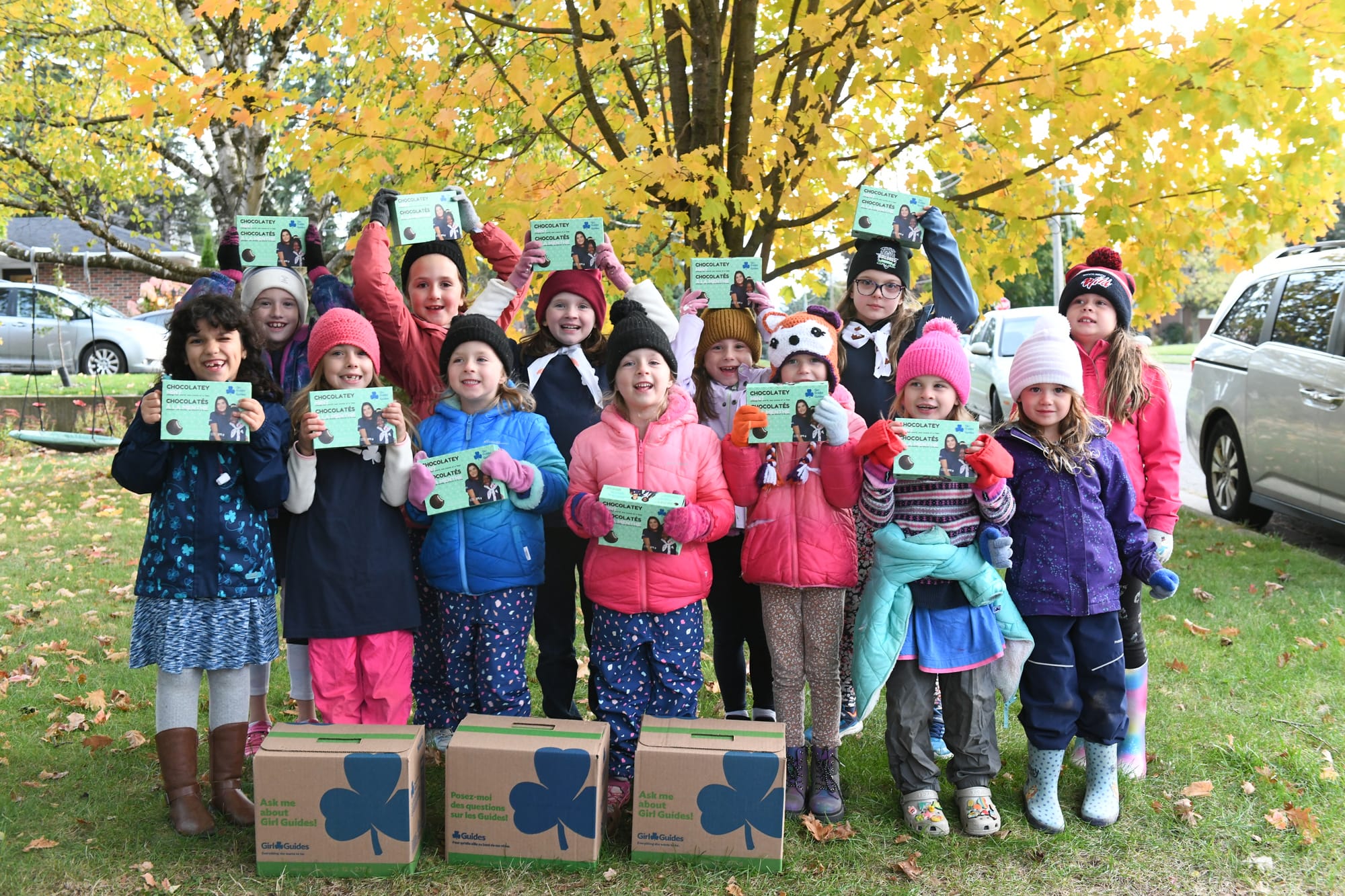                      Local Girl Guides busy with sales of popular cookies                             
                     