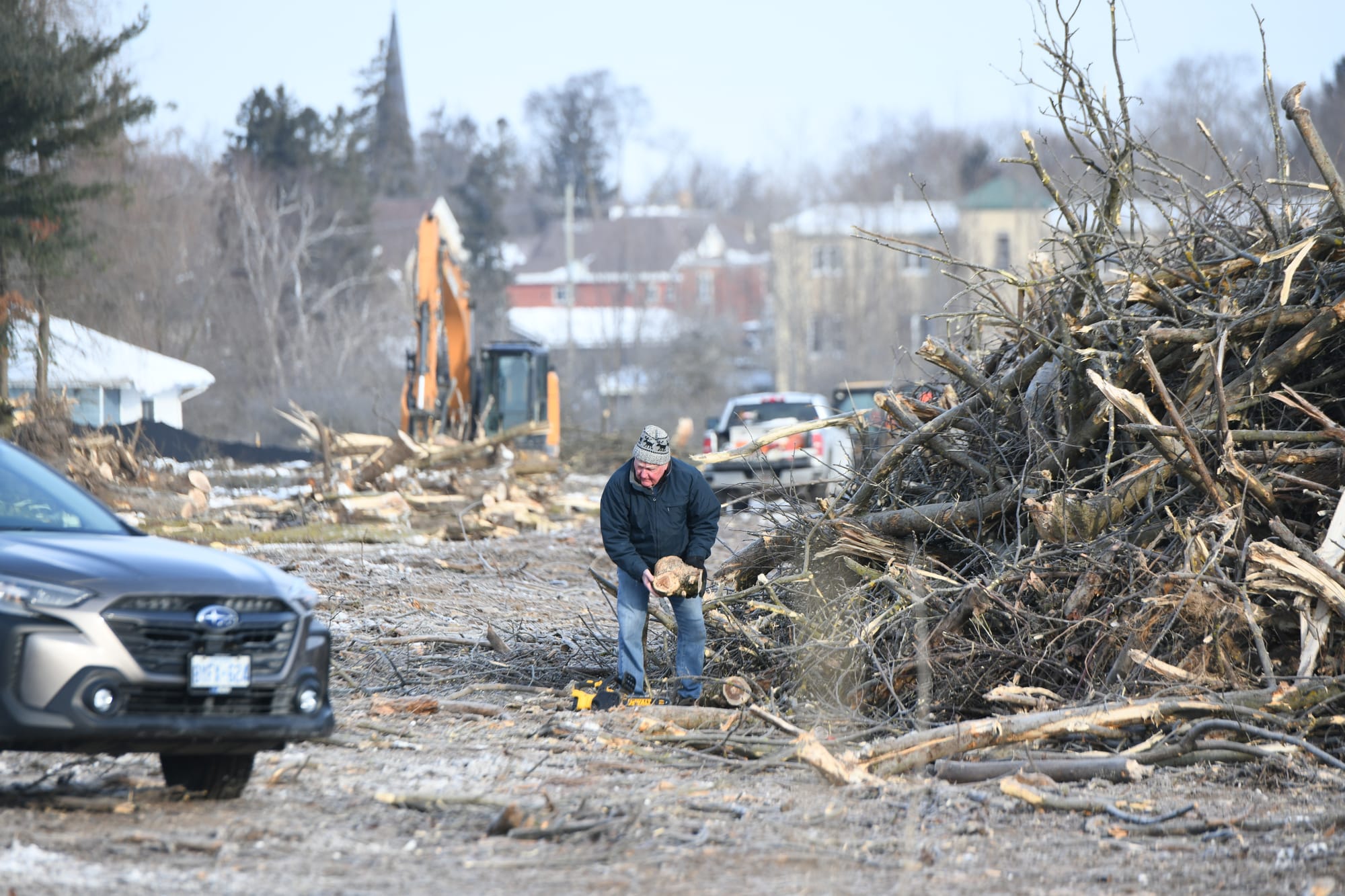 Orchard razed at site of future Union Street development