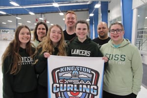 EDSS girls’ curling team had plenty to celebrate this season