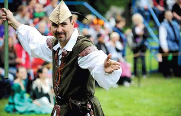 Gibson Park now Sherwood Forest as Robin in the Hood Festival takes over
