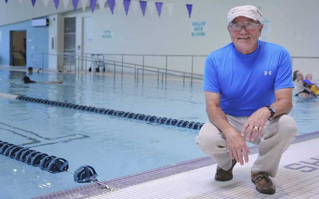 
                     Kitchener man training at Elmira facility hopes to become the oldest person to swim across the lake
                     