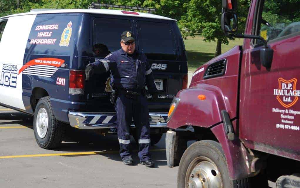 Police conduct truck safety blitz in St. Clements
