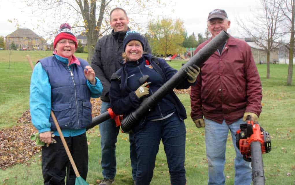 Maryhill volunteers get Heritage Park ready for winter