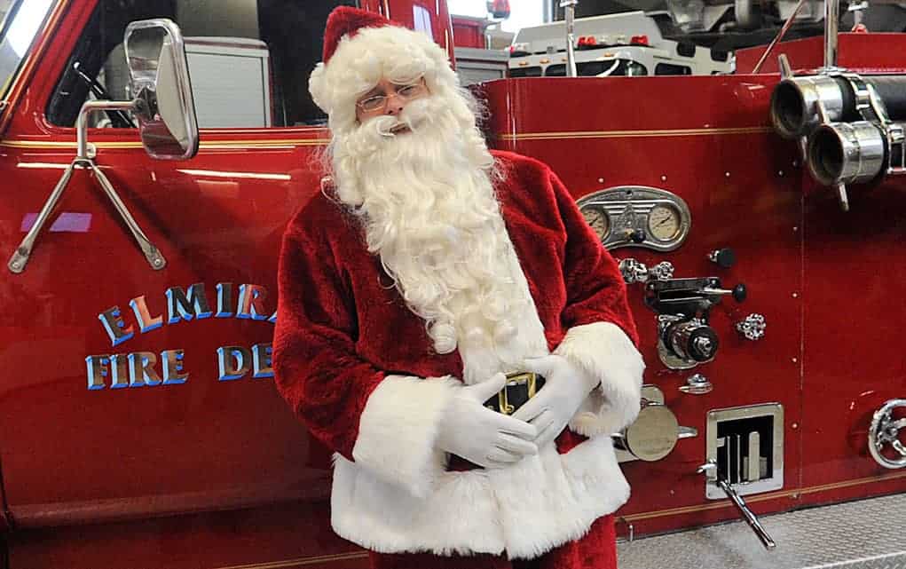 Santa rolls into town for parade in Elmira this weekend