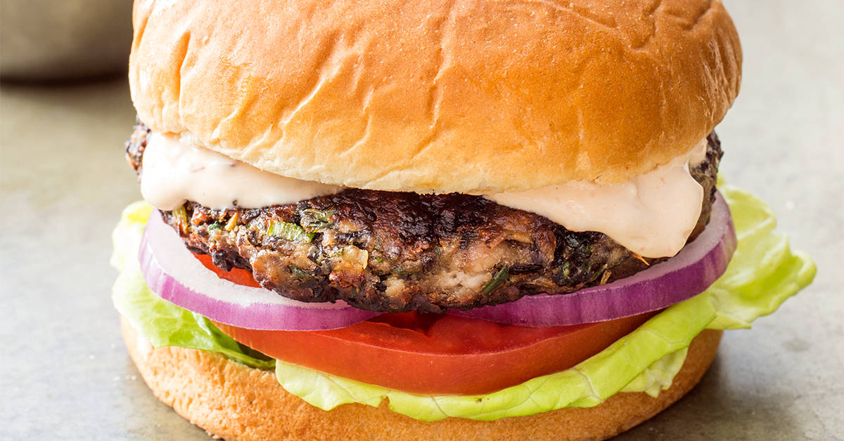 A flavorful twist on a classic veggie burger