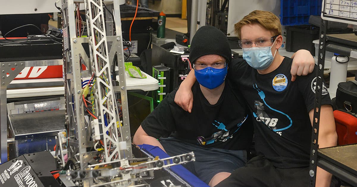 High school robotics teams find themselves in tough competition
